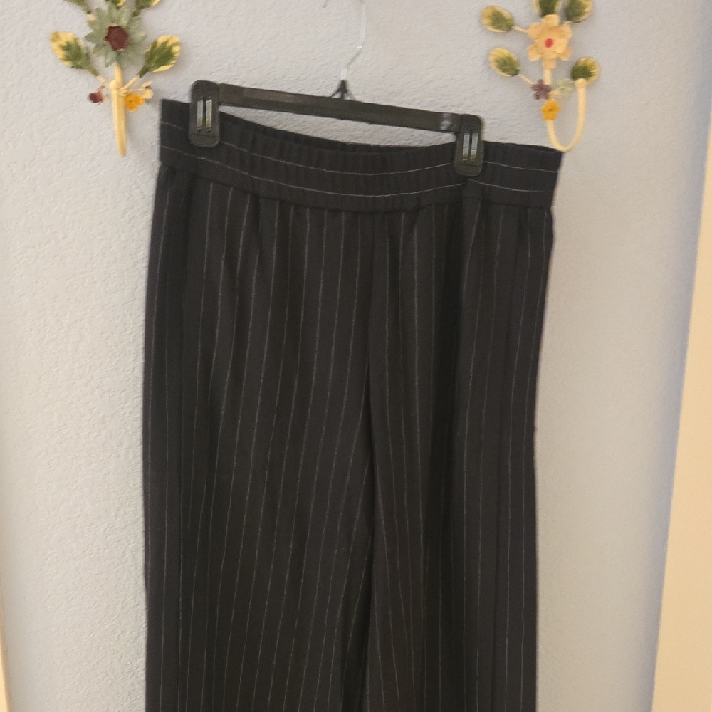Dark Navy Pinstripe Trousers, COS